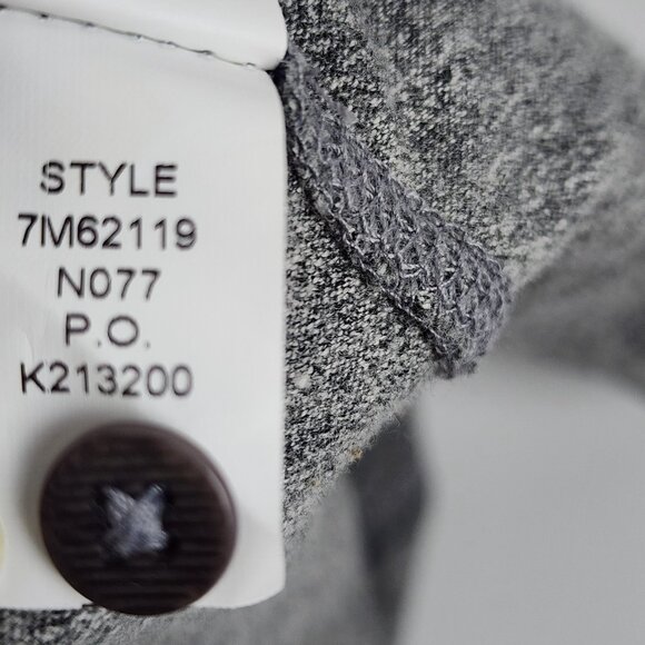 Lucky Brand Pullover Mens XL Gray Henley L/S Shirt - Picture 7 of 7